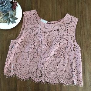 Jenny Yoo Lace Top - Size Small